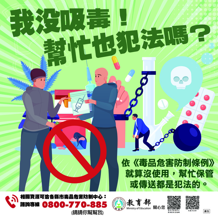 沒吸毒也犯法